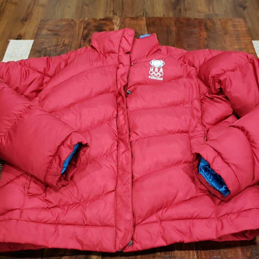 Vintage Nike Collectible Olympics Red Puffer Jacket